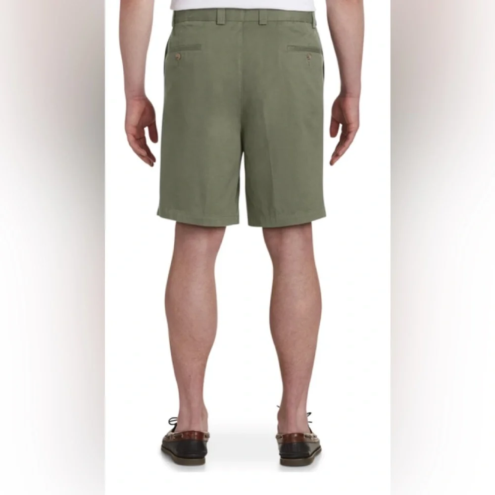 DXL BIG + TALL HARBOR BAY OLIVE SHORTS (42) - Picture 4 of 6